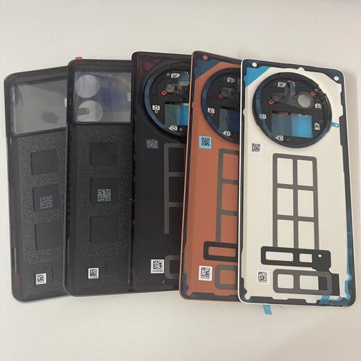 I Suitable for realmeGT5 original glass back cover Realme GT5pro original back cover battery cover rear screen housing Realme GT5 original back cover Liquid Silver Fantasy