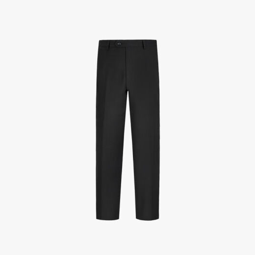 HLA Heilan Home trousers men's classic simple solid color comfortable loose trousers HKXAD3R030A black (30) 170/74A (30)