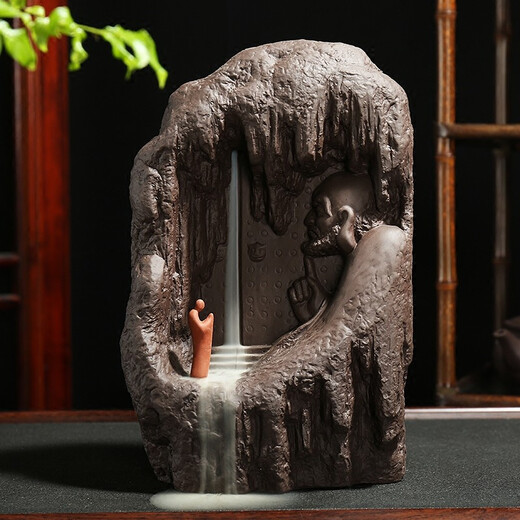 Dynasty Memory Purple Pottery Sand Backflow Incense Burner Tea Pet Ornaments Boutique Tea Table Tea Play Tea Pet Can Raise Creative and Interesting Tea Art Accessories