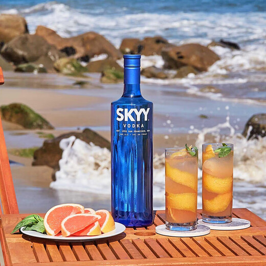
Deep Blue (SKYY) Vodka VODKA Blue Sky Vodka Imported Base Wine 750ML New Version