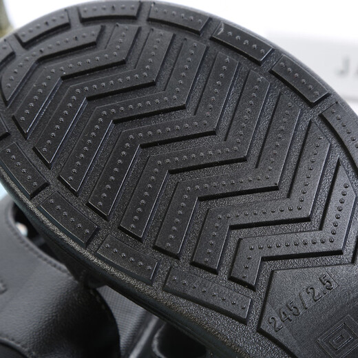 Huili Sandals Men's new boutique sandals breathable, non-slip, wear-resistant, two-wearing, simple beach sandals, Huili (new style) 3888/black 44 270
