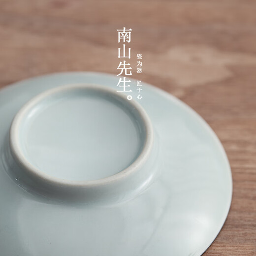 Mr. Nanshan Tea Set Accessories Household Ceramic Sancai Bowl Kung Fu Tea Set Tea Bowl Chinese Hibiscus Covered Bowl Hand-painted Hibiscus Sancai Bowl