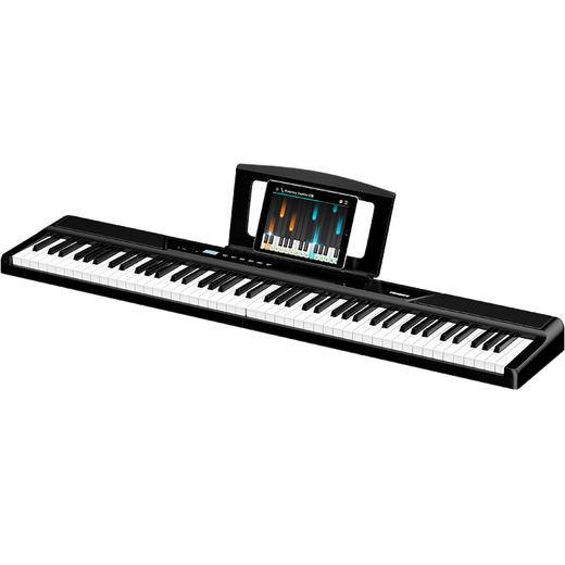Terence (Terence) electric piano 88-key folding electronic piano for children, beginners, adult home piano V50 portable piano, deep space black, official standard configuration