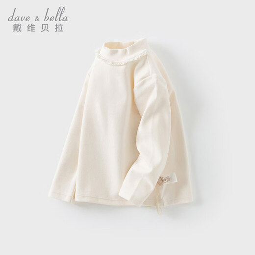 David Bella children's T-shirt autumn and winter girls half turtleneck bottoming shirt for baby girls
