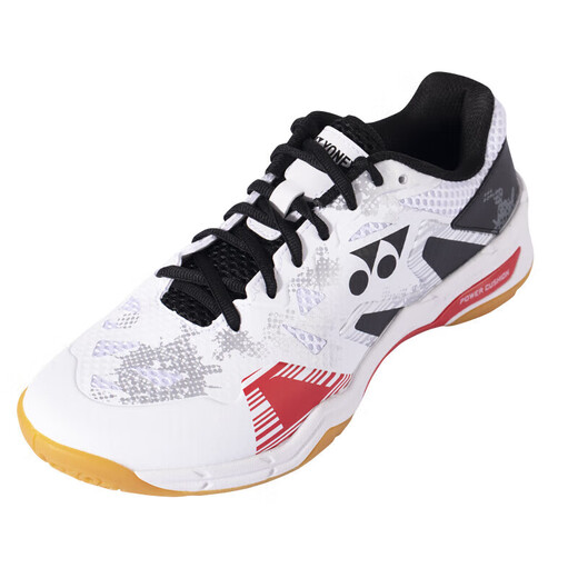 YONEX Yonex badminton shoes yy stable third generation anti-slip shock absorption men and women same style SHBELX3EX white and black 41 size