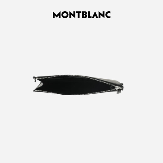 95% new Montblanc (MONTBLANC) gift men's clutch black 130047