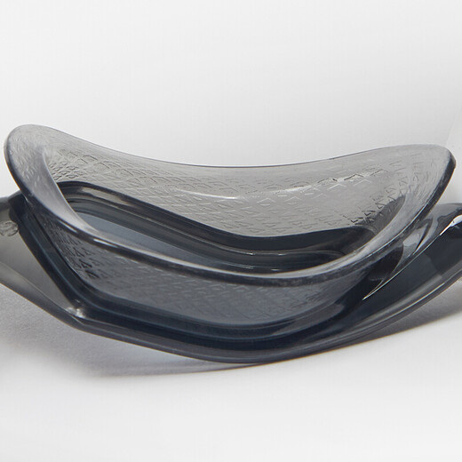 Speedo adult swimming goggles, high-definition anti-fog, soft and comfortable one-piece wide-view swimming goggles, unisex eye protection, white/grey (uncoated), one size fits all