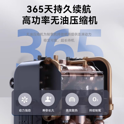 Oxygen Medical Oxygen Making Machine 5 liters 96% Concentration 10L Oxygen Atomized Oxygen Machine for Elderly Home 3L Medical Machine Noise Reduction Negative Ion High-end Edition