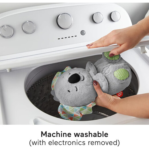 Fisher-Price Baby Educación temprana Koala Plush Toys Machine Sound Machine Iluminación de música personalizable adecuada para recién nacidos Grt59
