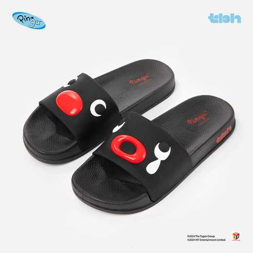 Brutalist Home Furnishing (tbh) Pingu Cooperation Series Three-dimensional Penguin PVC Slippers for Men and Women Can We Wear Summer Sandals Outside Three-dimensional Penguin PVC Slippers 38-39