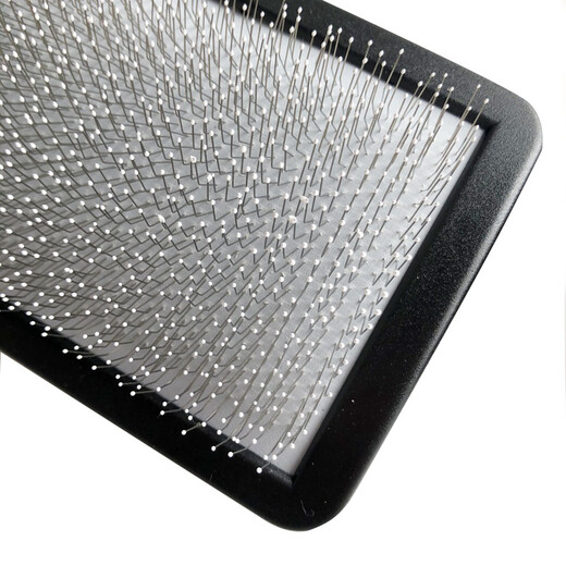 Chuanji cat pain-free comb, dog comb, pet hair pulling and knot opening beauty fluffy needle comb NHP125 (with magic beads soft needle-L size)