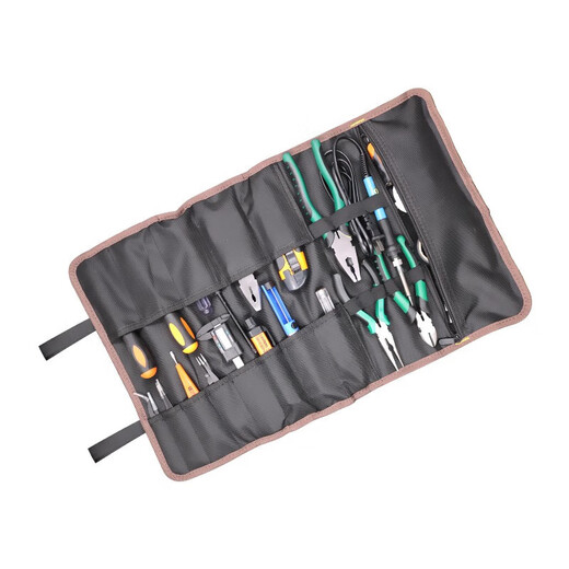 Xinnan roll tool bag empty bag multifunctional portable storage bag tool pocket storage without clutter black storage bag tool pocket color random
