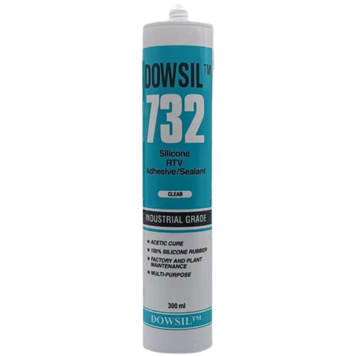 DOW 732/DOW CORNING 732 glass glue/sealant/aluminum color NSF food grade certified glue transparent