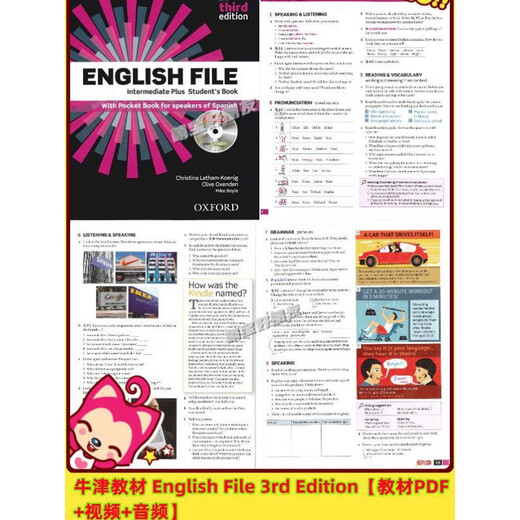 MB1593 Oxford Lehrbuch Englische Datei 3. Ausgabe Lehrbuch PDF+Video+Audio Intermediate-Plus