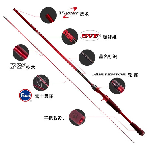 DAIWA 21 new SALAMANDURA salamander lure rod fishing rod high carbon lightweight fishing rod 2.13 meters 702MLRFS straight handle two sections