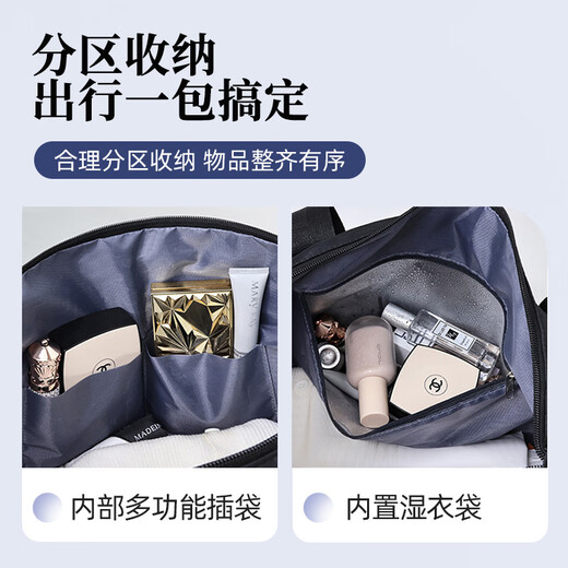 Bolsa de viaje de Lehuo Cancelar bolso de carro de mano gran capacidad sosteniendo la bolsa de lona plegable