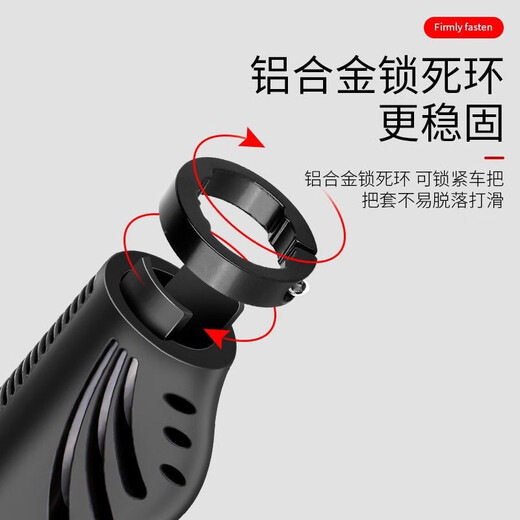 KAIMARTE bicycle handlebar cover rubber silicone mountain bike deputy handlebar meat ball bicycle handle grip cover universal accessories black + handlebar plug pair with tools meat ball handlebar cover free tools