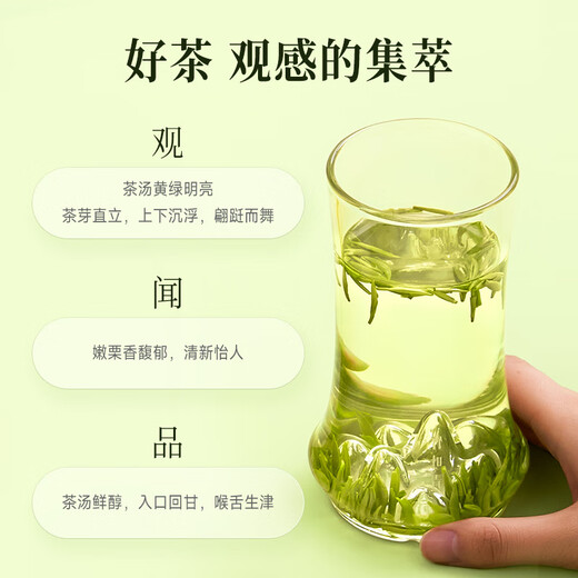 Taste of bamboo leaf green tea, Emeishan special grade 60g, Mingqian tea gift box, souvenir gift for relatives and friends, 14002