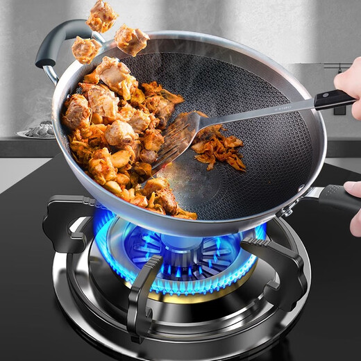 Behind-the-scenes hero gas stove bracket gas stove bracket anti-slip bracket stove pot rack stove rack thickened anti-slip gas stove accessories shelf 18CM outer diameter bracket