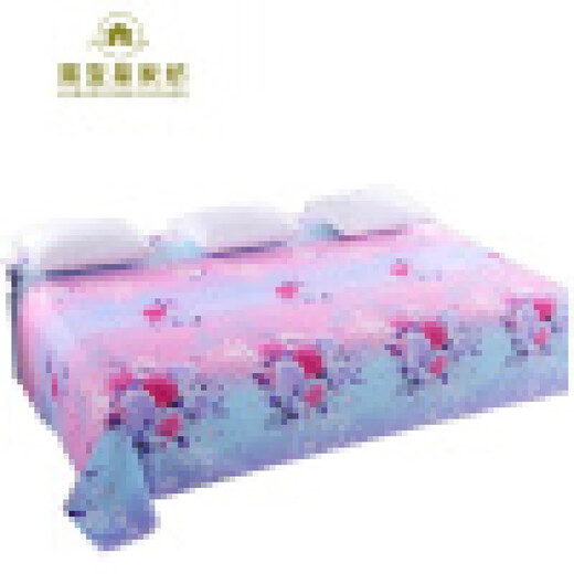 Lubaoxing (LUBAOXING) king-size Kang bed sheet, single tatami, rural large Kang single cloth, 3-meter long and wide bed sheet, Song of Alphabet - Bean Paste 3.5m x 2.3m (without pillowcase)