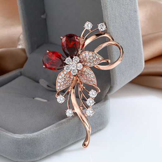 Wind Valley Bird Corsage Brooch 2024 New Fashion Accessories Feminine Luxurious Versatile Personality Exquisite Coat Pin 03