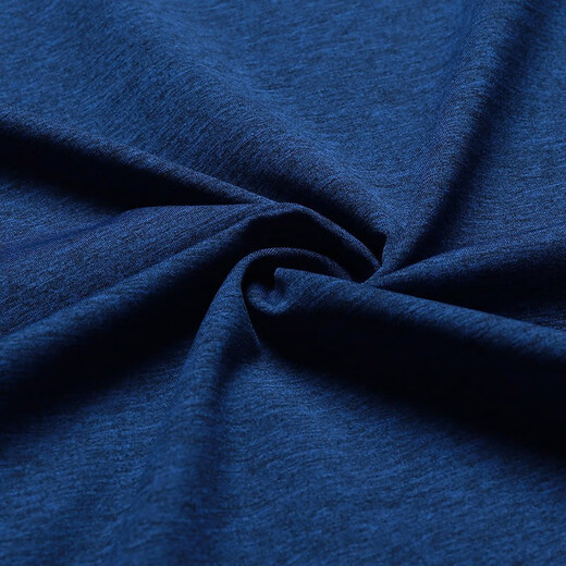 
Zegna Men's Nylon Round Neck Short Sleeve T-shirt Men's Gift Men's VZ332 ZZ673 B97 Dark Blue XS