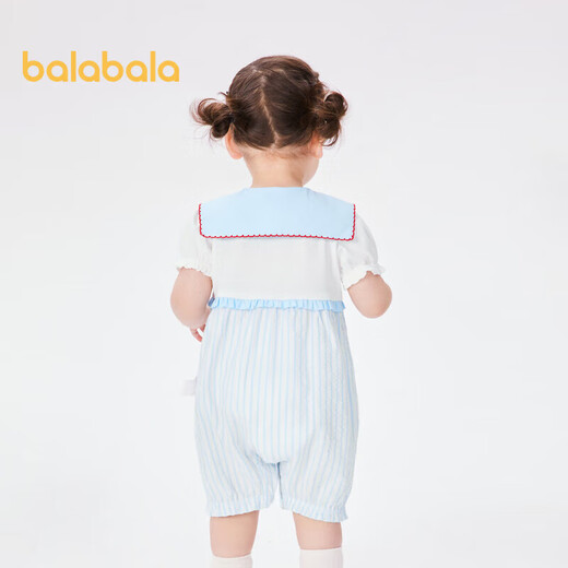 巴拉巴拉婴儿连体衣包屁衣女童爬服夏装精致200224120006