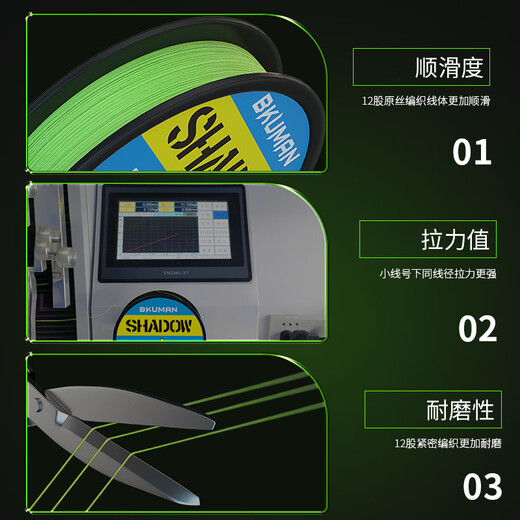 YGK PE JP genuine imported raw silk 12 braid ygkpe jp line strong malua special fishing line soft long-range main line YGKPE JP X12 genuine raw silk 100 meters 0.6 imported raw silk