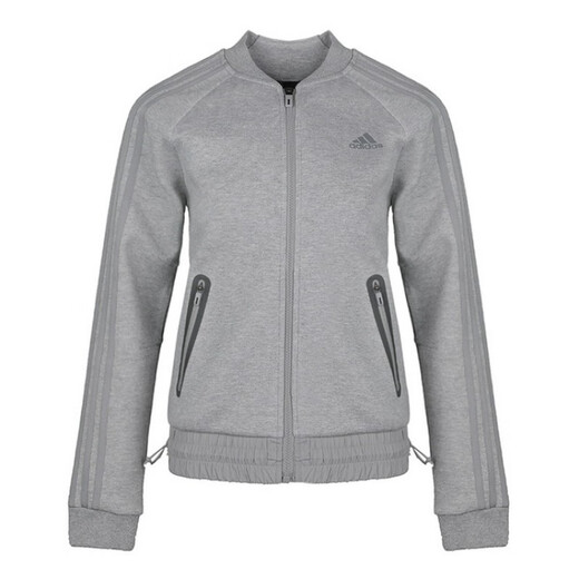 Adidas Frauen neue komfortable atmungsaktive Sport- und Casual Stand-up-Kragenjacke DY8614 DU9742 L