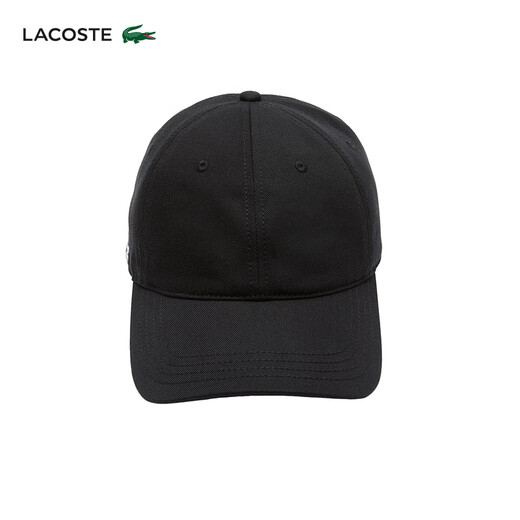 LACOSTE French crocodile men's and women's same style 25 autumn solid color logo print baseball cap peaked cap|RK0440 031/black one size TU
