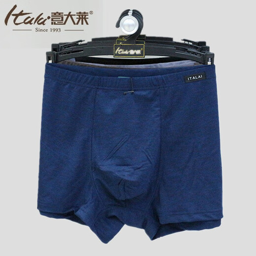 Italai Herren Antibakterielle Unterwäsche plus Fett plus größere Herrenboxhosen Modal Atmungsfreie Boxerhosen Großgröße BEISTEN FAT MAN SHORTS 4882 Tiefes lila 1 Paket 5xl/125b