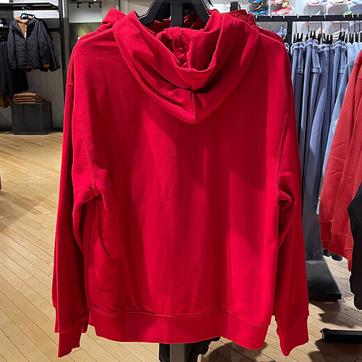 耐克（NIKE）卫衣男装2024春秋季新款JORDAN运动服连帽套头衫休闲保暖外套 FQ3679-687红色 L