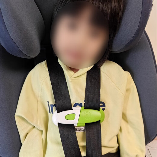 诗贝乐汽车儿童安全座椅胸扣安全带固定器扣子宝宝防脱调节锁扣神器配件 灰色（025） 免拆安全带安装