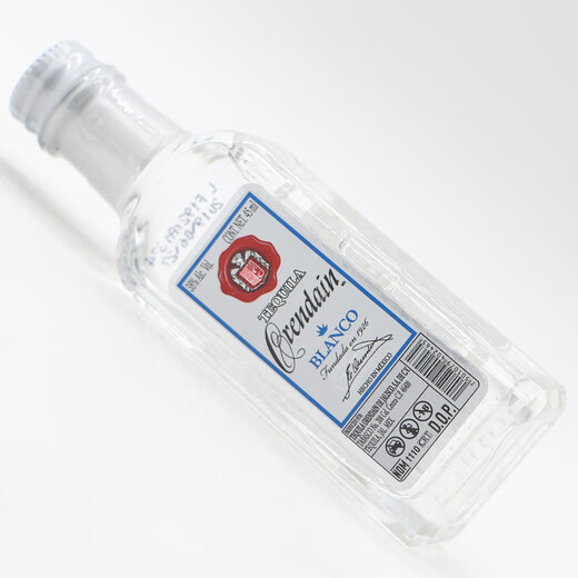 Ou Shuai importiert von Mexiko Tequila Glasflasche Wein Version Ausländischer Weinbasis Weinkontrollgeschäft Wein Mischset OU Shuai Silber Label Wein Begleiter 50 ml 1 Flasche kleine Weinversion Version