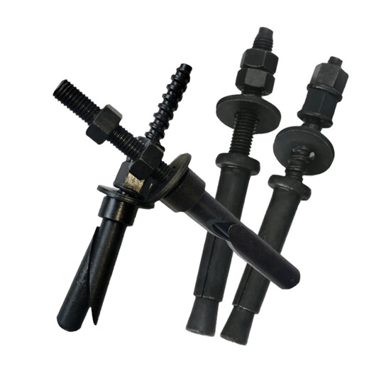 德岐 水钻机膨胀螺丝 底座固定支架膨胀螺栓 可拆卸反复使用 12*160斜口（粗牙） 