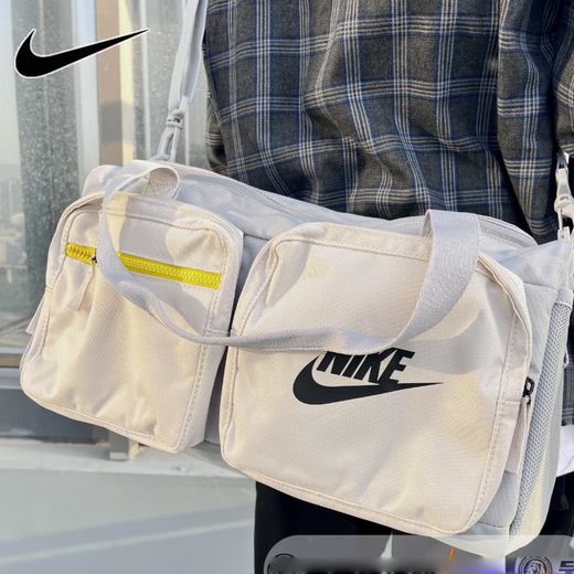 耐克（NIKE）斜挎包男女新款大容量健身包出行旅游单肩包手提包潮流运动包 BA6169-077 MISC