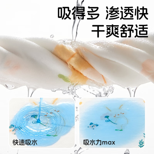 YWZR尿布婴儿可洗纯棉新生儿专用婴幼儿尿布介子网兜可水洗尿布尿不湿 5条装 印花款【A类纯棉 S码（30cm*40cm）适用0-1岁