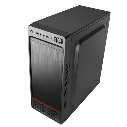 EVSKY N2 black computer case gaming office computer case/support ATX motherboard/silent/optical drive bay/simple brushed panel N2 case