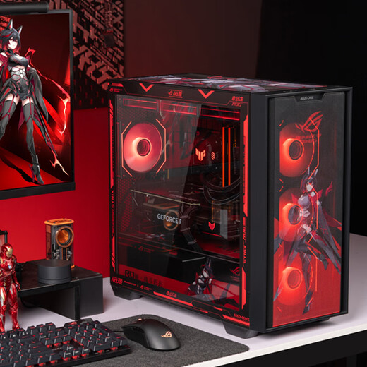 ASUS (ASUS) ASUS ROG family bucket 14600KF barebones game AI rendering computer host desktop Ultra5-245KF graphics cardless host diy assembly computer 14600KF barebones +32G+D5丨Heavy Gunner Edition