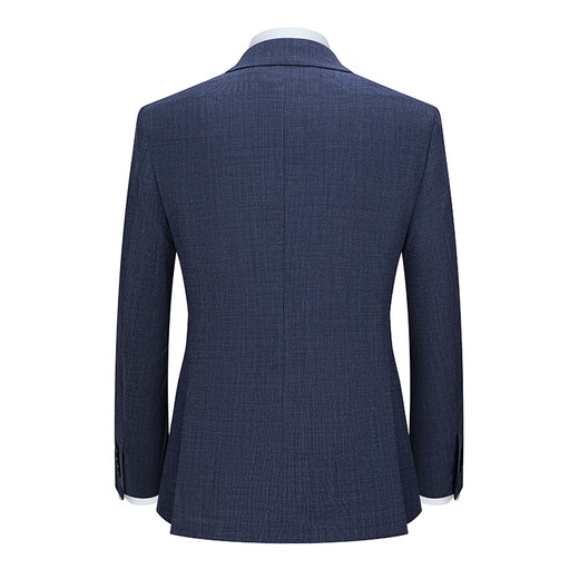 
BAROMON (100% wool] imported Italian fabric semi-lined men's suit men's jacket suit top blue 175C