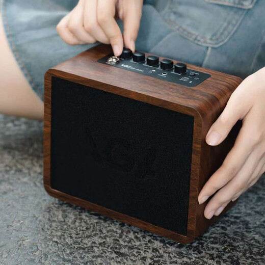 AGA guitar speaker electric box acoustic guitar folk outdoor singing instrument mobile charging selling singing instrument bluetooth speaker G2mini 15 watt + accessories luxury gift