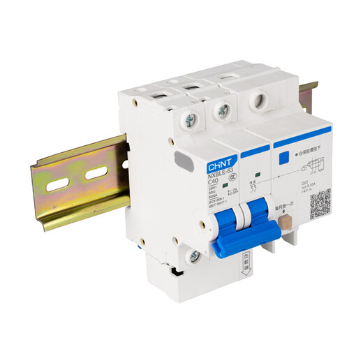 Chint NXBLE-63-2P disjoncteur de protection contre les fuites interrupteur d'air de protection contre les fuites 2P C40 30mA 6kA