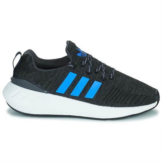 阿迪达斯 （adidas）三叶草女鞋低帮运动鞋透气网面休闲球鞋蓝黑色2025春秋新款GX9207 黑色 / 蓝色单层 38 2/3