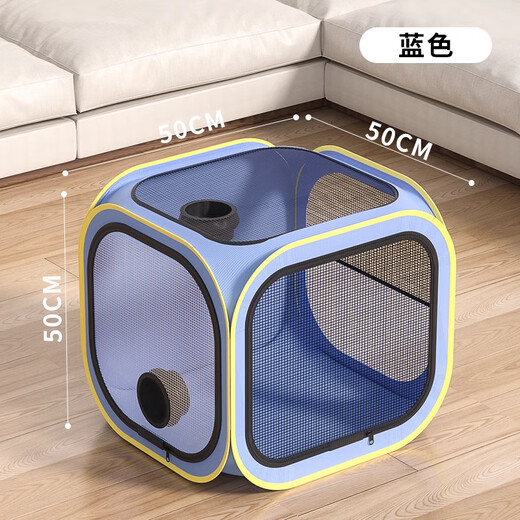 Caja de secado para mascotas Tiger Pet, artefacto para soplar el cabello para baño de gatos, bolsa especial para secar el cabello para perros pequeños, secador de pelo con soplado de agua para el hogar, bolsa de secado azul + secador
