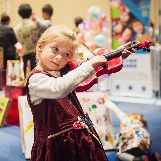 Baoli Violin Spielzeug für Jungen und Mädchen Anfänger Musik Aufklärungsimulationsrequisiten für Babys und Kinder 3-6 Jahre alte Musikinstrumente Brown braun