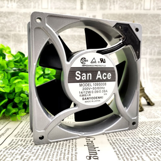 109S008 12038 200V 14/12W 0.09/0.08A aluminum frame cooling fan SANY installed