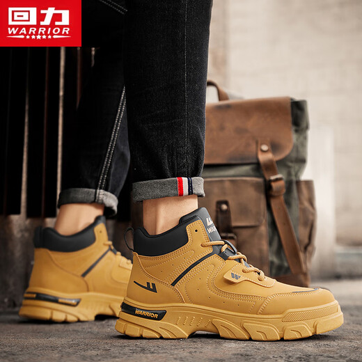 
Huili men's shoes Martin boots British style work shoes sports outdoor casual shoes men black/military green 42
