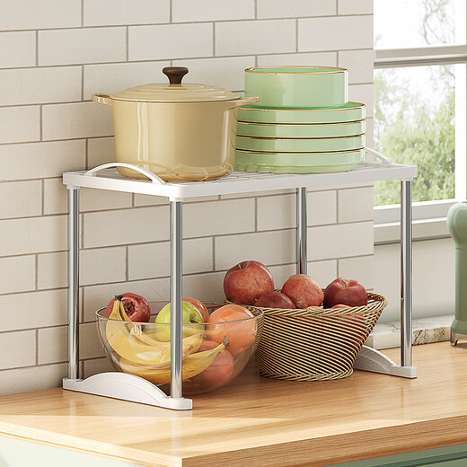 Rack de rangement Yast Bureau de bureau de salle de bain Salle de salle de bain salon Bureau Planchers Multi-couche Rangement Rack Z661-Z6622 Style 2-Storage Rack 662