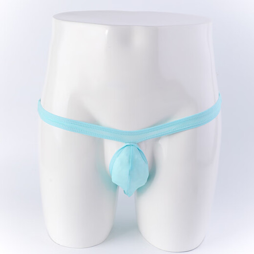 Yiyue (Yiyue) Herrenunterwäsche pervertierte Männer Eis Seiden-Tanga Trendy Herren sexy u-konvex große Tasche Sommer niedrige Taille atmungsaktiv