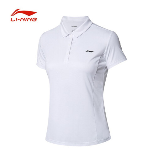 Li Ning short-sleeved POLO shirt women's new training series quick-drying cool top